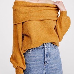 Free People Echo Beach Pullover Cowl Neck Sweater